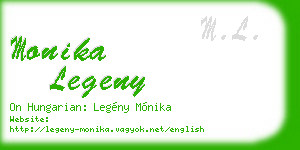monika legeny business card